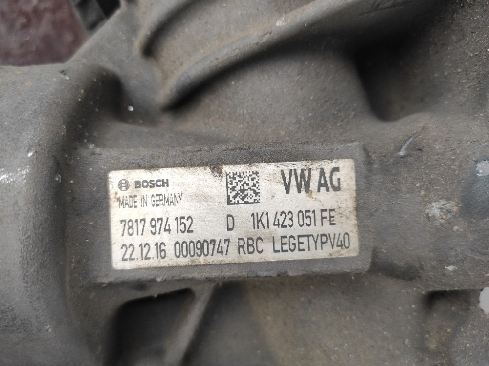 Рулевая рейка электро VW Caddy 2004-2015 (1K1423051FE) Ковель - зображення 2