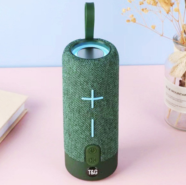 Колонка портативная Bluetooth T&G TG619C green зеленая Київ - зображення 2