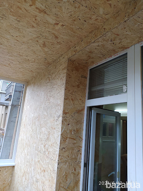 Балкон под ключ с выносом по плите и внутренней обшивкой с утеплением. БЕЗ ПОСРЕДНИКОВ, Харьков Харьков - изображение 5