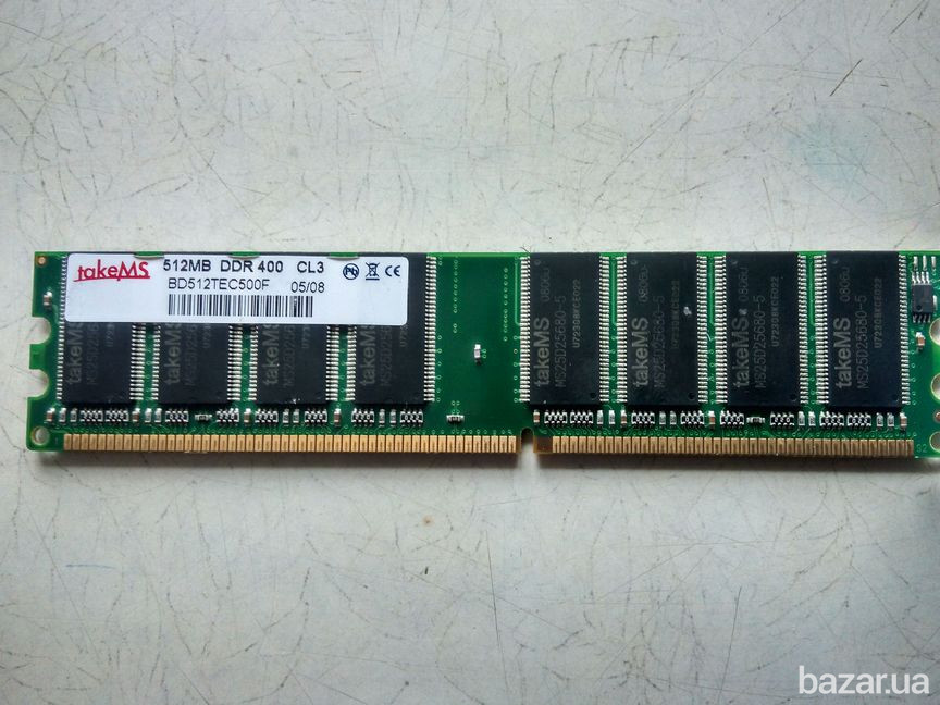 Пам`ять DDR SDRAM 512Mb PC3200,TakeMS(Германия-оригинал). Львов - изображение 3