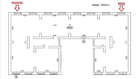 долгосрочная аренда помещения свободного назначения, здания Киево-Святошинский, Гатное, 3300 $/мес. 