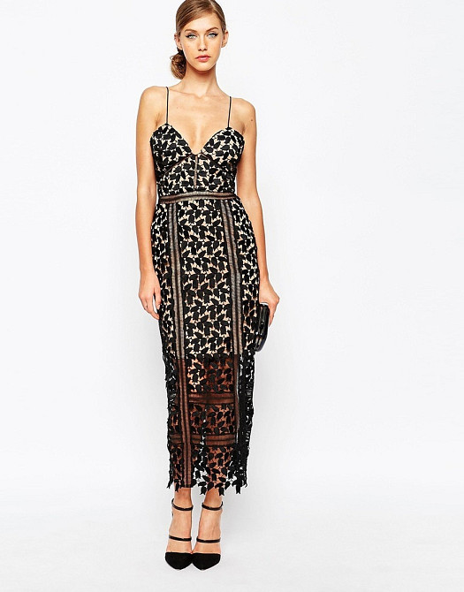 Сукня чорного кольору, мереживо, Self Portrait. Одесса - изображение 2