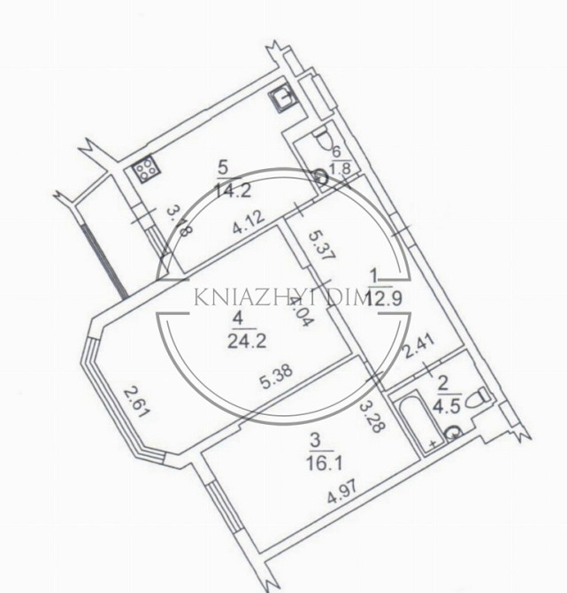 Продажа 2х ком. квартиры м. Осокорки Код Объекта № 21137344 Київ - зображення 3