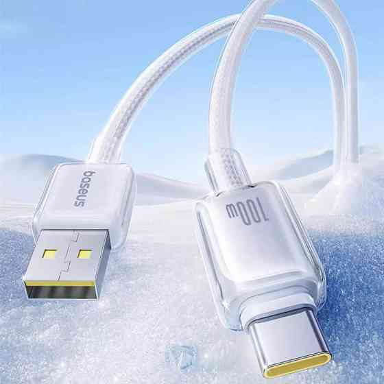 Дата кабель Baseus Crystal USB to Type-C 100W (1m) (E04279) Херсон