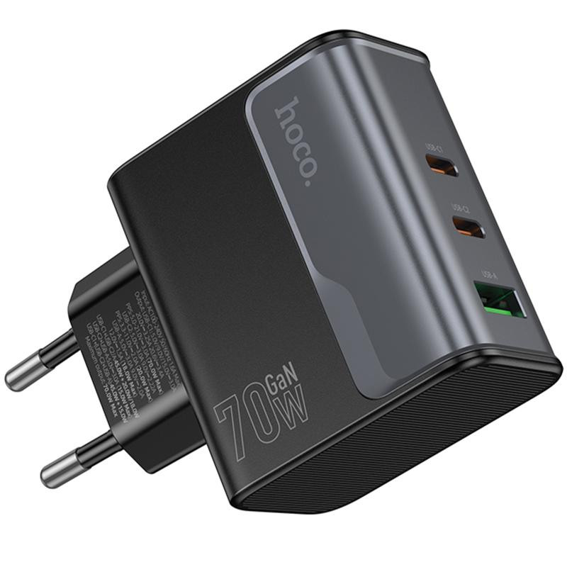 СЗУ Hoco CS75A Star Speed PD70W+QC3.0 (1USB-A/2C) Херсон - изображение 5