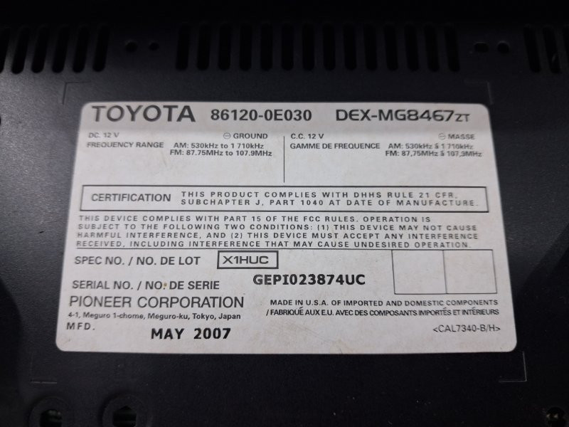 Магнитофон Lexus RX 350 XU30 3.5 БЕНЗИН 2GRFE 2003 (б/у) Київ - зображення 5