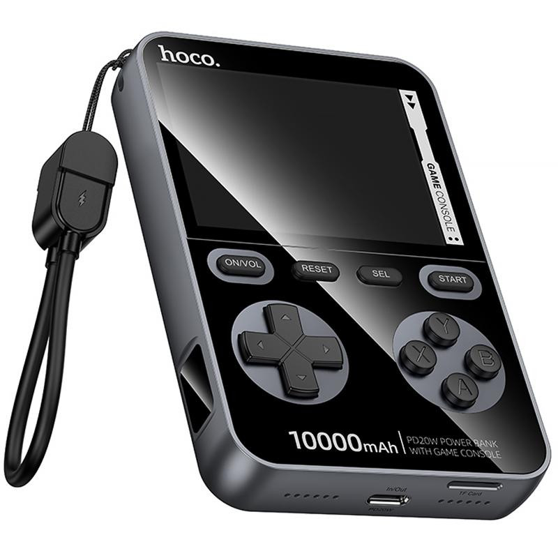 Портативное ЗУ Power Bank Hoco Q47 Shine PD20W with cable + Game Console 10000 mAh Херсон - зображення 4