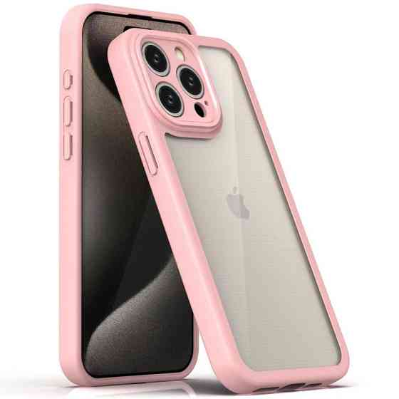 TPU чехол Transparent + Colour 1,5mm для Apple iPhone 12 Pro (6.1") Херсон