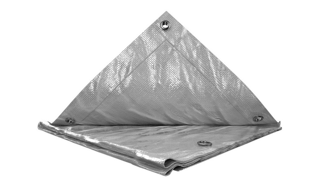 Тент универсальный MASTERTOOL TARPAULIN 4 × 8 м 110 г/м² Silver 79-7408 Харьков - изображение 5