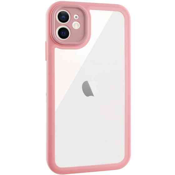 TPU чехол Transparent + Colour 1,5mm для Apple iPhone 11 (6.1") Херсон