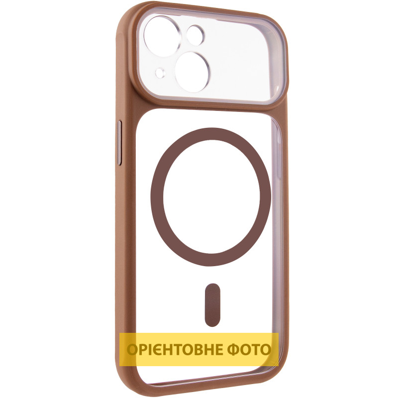 Чехол TPU+PC GETMAN Moon Clear with MagSafe для Apple iPhone 15 (6.1") Херсон - зображення 2