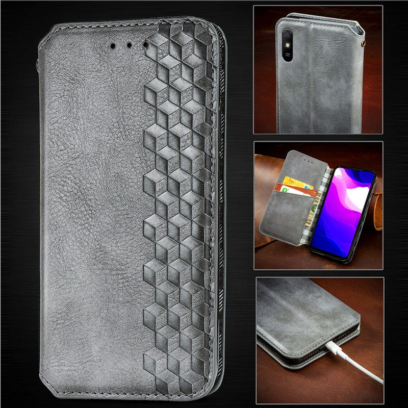 Кожаный чехол-книжка GETMAN Cubic (PU) для Xiaomi Redmi 9A Херсон - зображення 8
