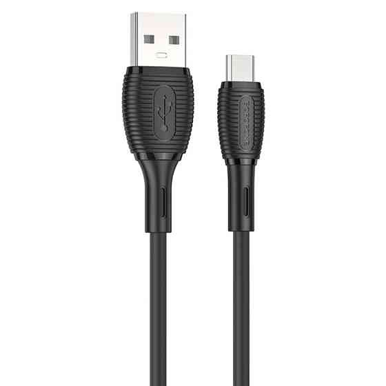 Дата кабель Borofone BX86 Advantage USB to MicroUSB 2.4A (1m) Херсон