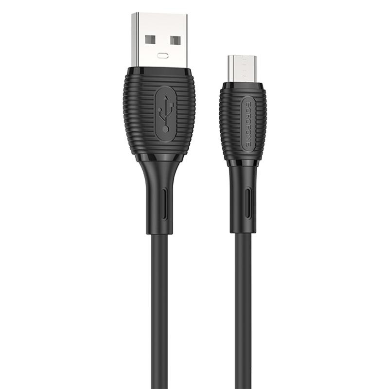 Дата кабель Borofone BX86 Advantage USB to MicroUSB 2.4A (1m) Херсон - зображення 1