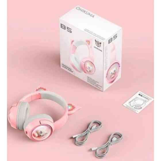 Bluetooth-гарнітура Onikuma B5 Pink (Код товару:34595) Харків