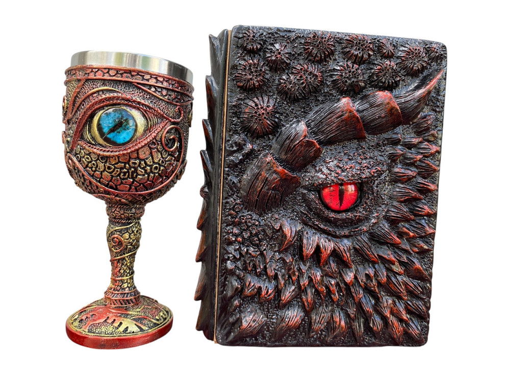 Подарочный набор Бокал 3 Глаз и Блокнот 3 «Око Пламинного Дракона» (код 00662) Київ - зображення 1