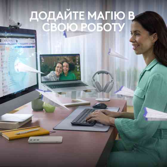 Клавиатура компьютерная безпроводная Logitech Signature Slim Wireless K950 Graphite L920-012465 граф Киев