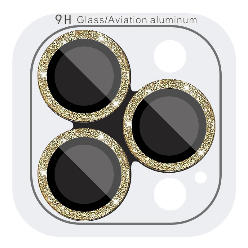 Защитное стекло Metal Sparkles на камеру (в упак.) для Apple iPhone 15 Pro (6.1") /15 Pro Max (6.7") Херсон - изображение 6