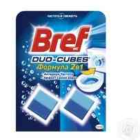 Чистящие кубики для унитаза Bref Дуо-Куб 100г Київ