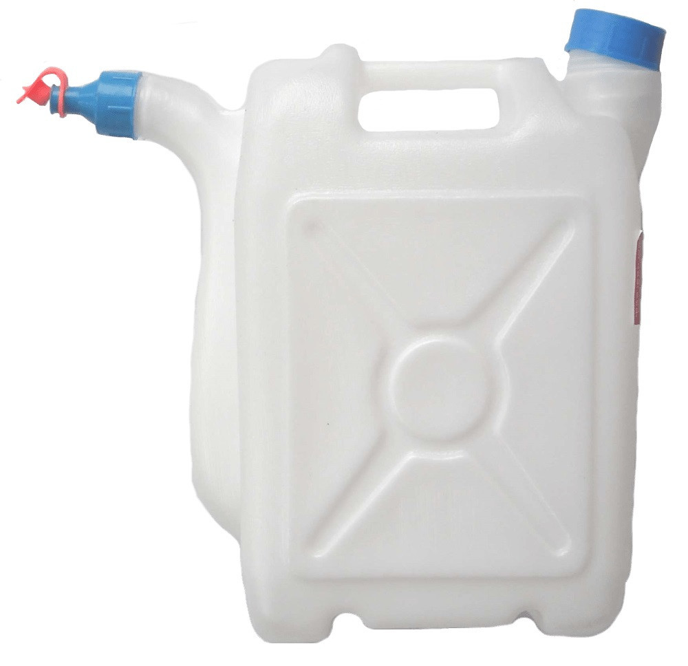 Канистра с носиком 10 литров, пластиковая Киев - изображение 1