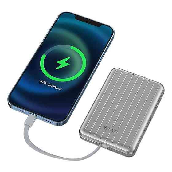 Портативное ЗУ Power Bank WIWU PP03 Trunk Series 22.5W с БЗУ 10000 mAh Херсон