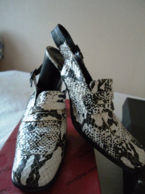 Туфли босоножки принт Franco Paolucci кожаные (Италия) р. 39-40 Київ - зображення 1