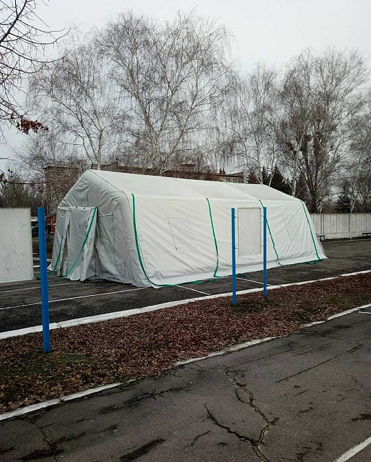 Намет пневмокаркасний 60 м.кв. для МНС, міграційної служби тощо. Харків - зображення 9