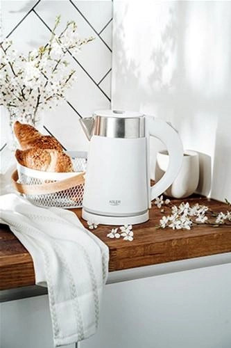 Электрочайник Adler AD-1372-white 0.6 л белый Київ - зображення 1