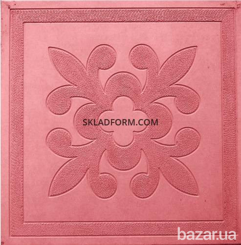 Формы для тротуарной плитки квадрат Декор Дніпро - зображення 2
