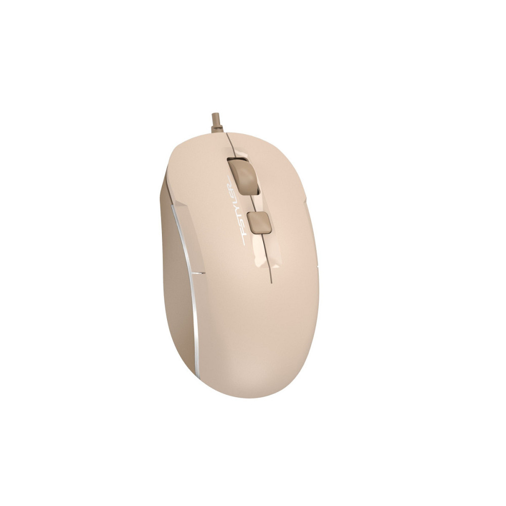 Мышь компьютерная проводная A4Tech FM26S USB Cafe Latte кофейная Київ - зображення 8