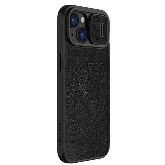 Кожаный чехол-книжка Nillkin Qin Pro Camshield для Apple iPhone 15 (6.1") Херсон