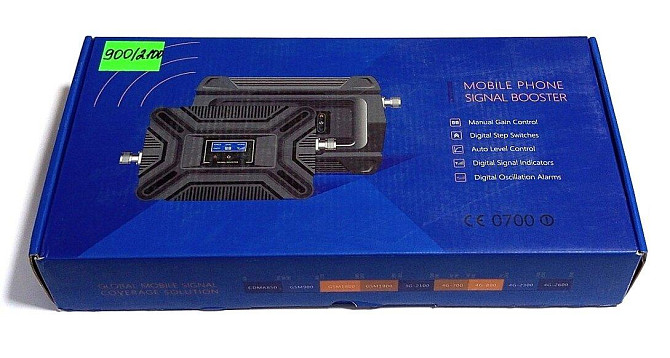 GSM 3G/4G усилитель мобильной связи двухдиапазонный WR-2065-GW PRO 900/2100 MГц с защитой сети, 600- Дніпро - зображення 8