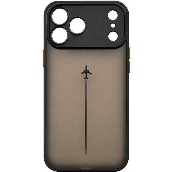 Чохол DM Plane Camera Cover для Apple iPhone 17 Pro Matte Black Харків - зображення 3