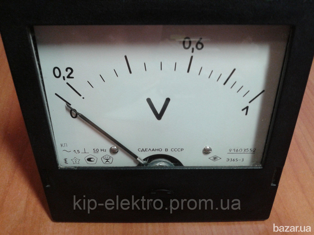 Вольтметр щитовой Э365-3 и Э365.1-3 (Э-365, Э365, Э 365, Э-365-3, Э365.3,  Е365-3, Е365, Е-365, Е365 Киев - изображение 2