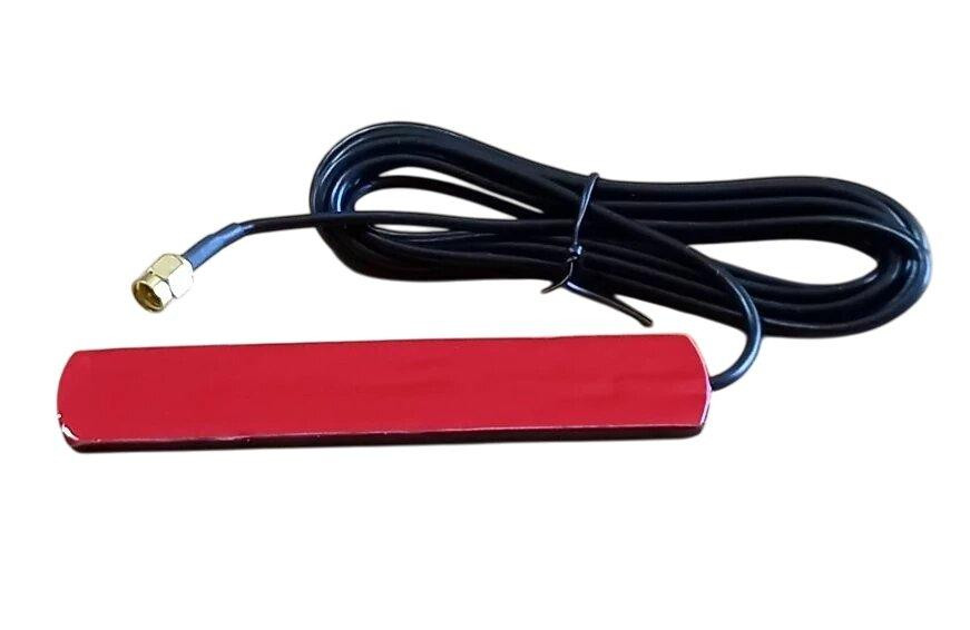 Антенна универсальная на липучке 840-6000MHz 3dBi, до 50W с SMA-male разъемом, 115х22 мм (10307) Дніпро - зображення 9