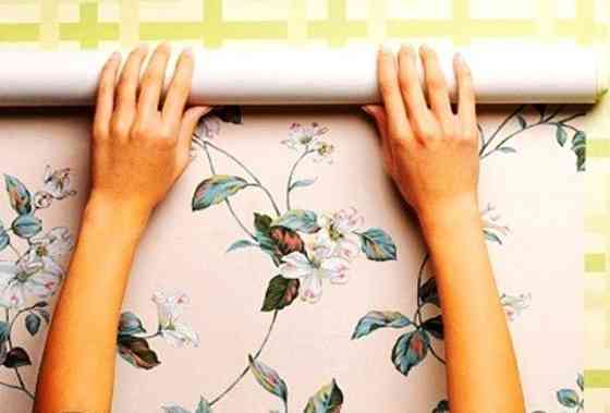 Поклейка обоев Маляр в Киеве Київ