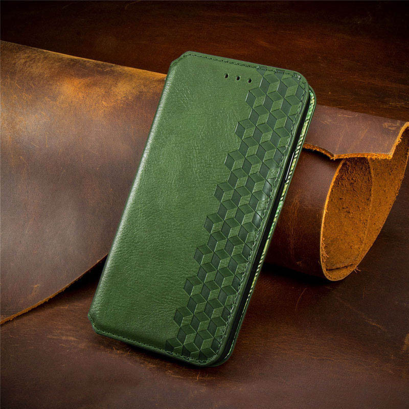 Кожаный чехол-книжка GETMAN Cubic (PU) для Samsung Galaxy A12 / M12 Херсон - зображення 7