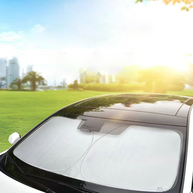 Портативный солнцезащитный автомобильный козырек на лобовое стекло (1.45x0.80m) Херсон - зображення 2