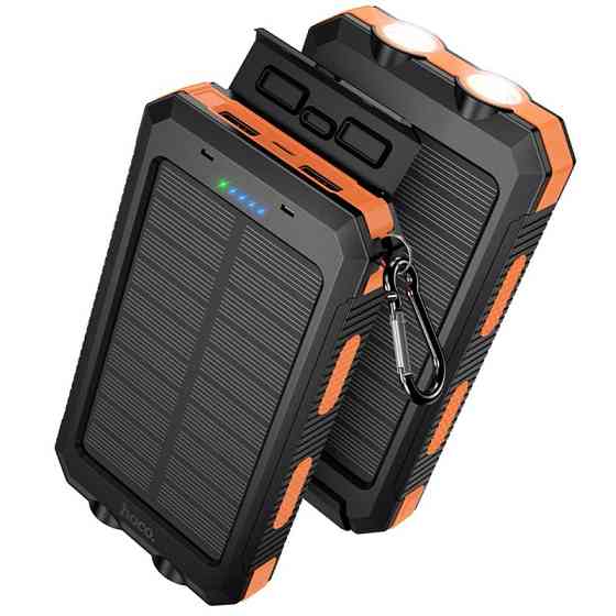 Портативное ЗУ Power Bank Hoco J164 Platinum solar 10.5W with lighting 8000 mAh Херсон