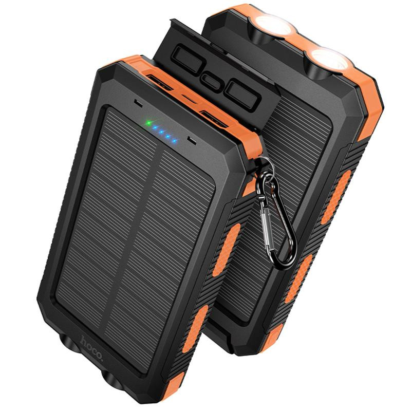 Портативное ЗУ Power Bank Hoco J164 Platinum solar 10.5W with lighting 8000 mAh Херсон - изображение 1