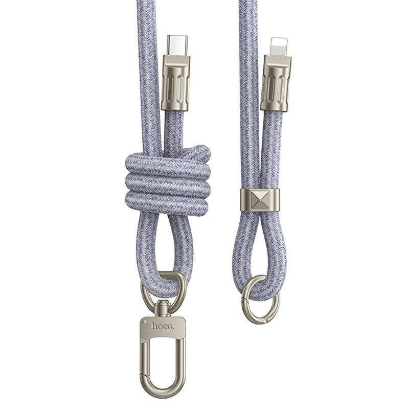 Дата кабель-шнурок Hoco GH7 Elegant Type-C to Lightning (1.8m) Херсон - зображення 1