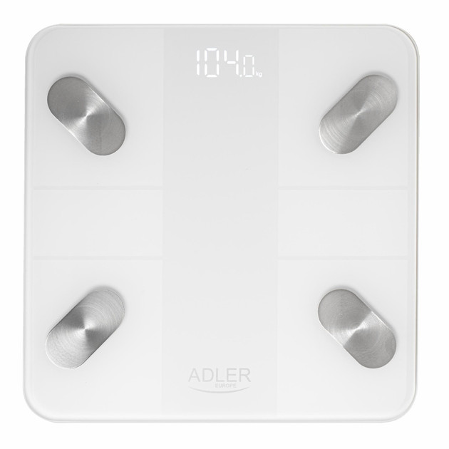 Весы напольные Adler Smart AD-8186 180 кг White Киев - изображение 2