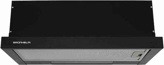 Вытяжка Grunhelm GVT 114 B 50 (телескопическая, 650 м3/ч, черная) кухонная Киев