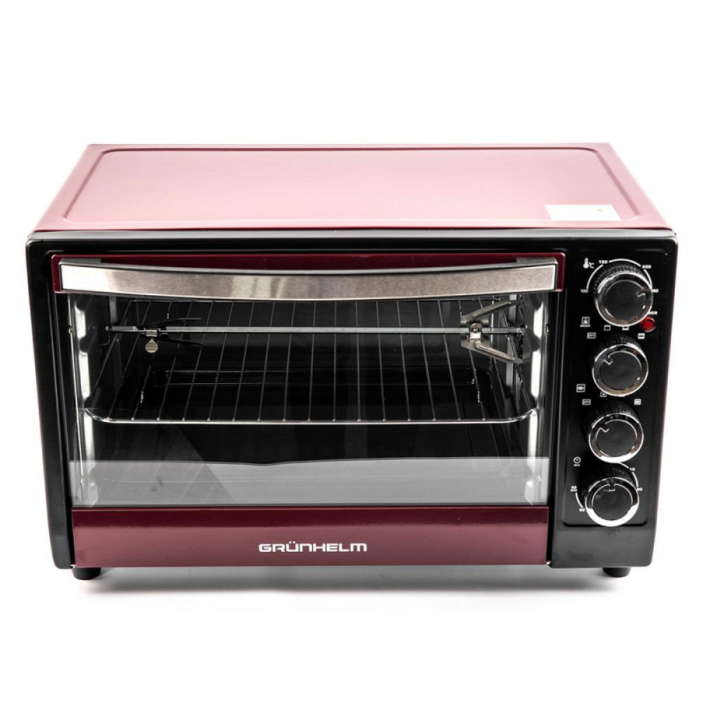 Печь электрическая Grunhelm GN351ARС 35 л бордовая Киев - изображение 1