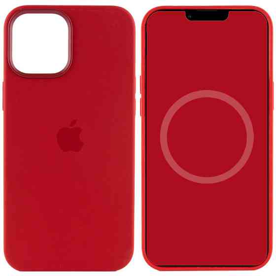 Чехол Silicone case (AAA) with Magsafe and Animation для Apple iPhone 12 Pro / 12 (6.1") Херсон