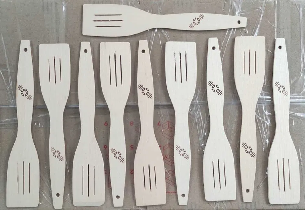 Лопатка кухонна дерев'яна букова, 10 шт 100 гривень Косов - изображение 3