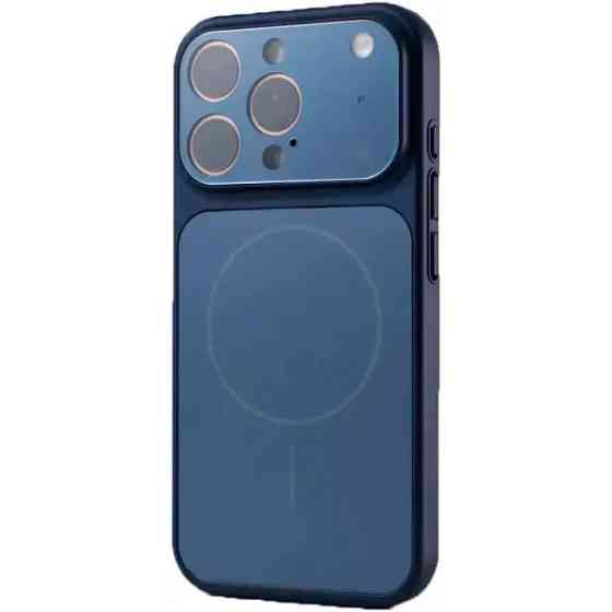 DM Чохол AG Glass Case With MagSafe для iPhone 16 Pro Max Blue Харьков