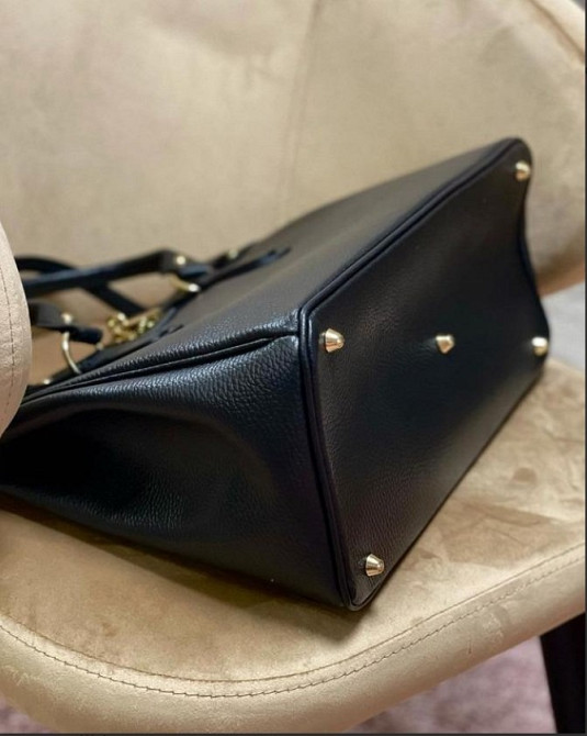 Натуральная кожаная сумка женская Итальянская большая модная сумка Гермес TS000146 Киев - изображение 3