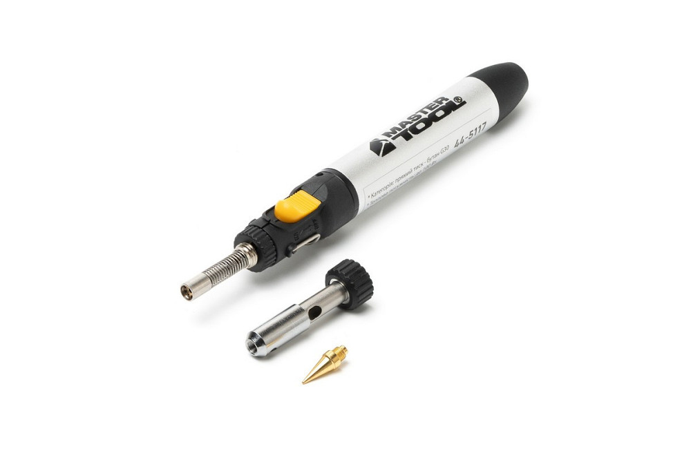 Микрогорелка газовая MASTERTOOL 3в1 100 Вт 7.26 г/час 44-5117 Харків - зображення 8