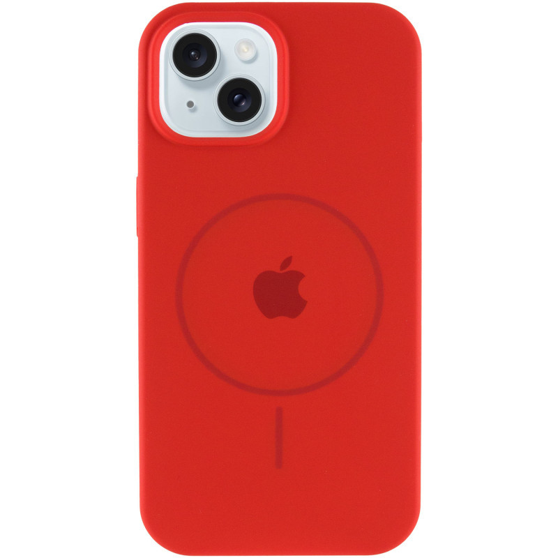 Чехол Silicone Case Full Protective (AA) with MagSafe для Apple iPhone 15 Plus (6.7") Херсон - изображение 2